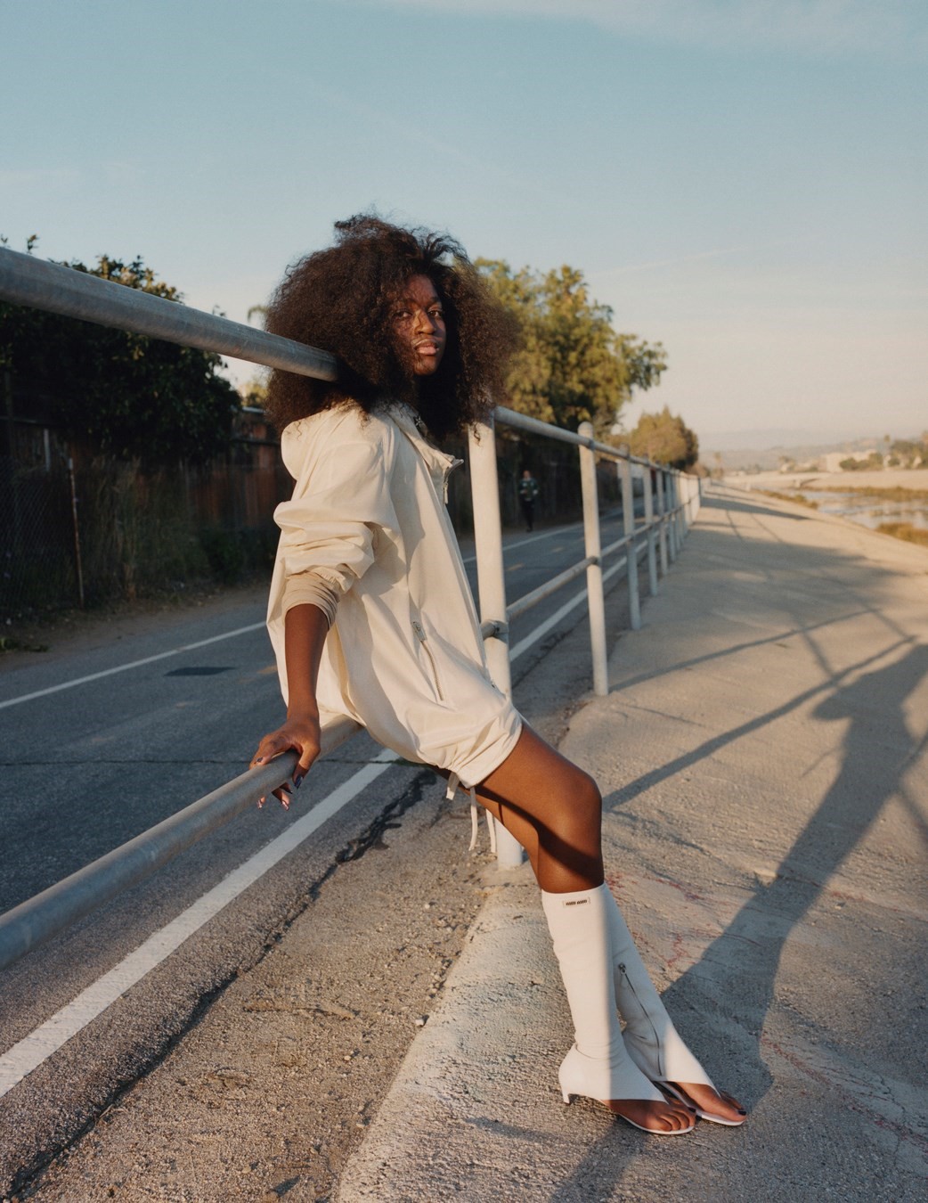 Zaya Wade Dazed cover shoot 2023 Miu Miu SS23