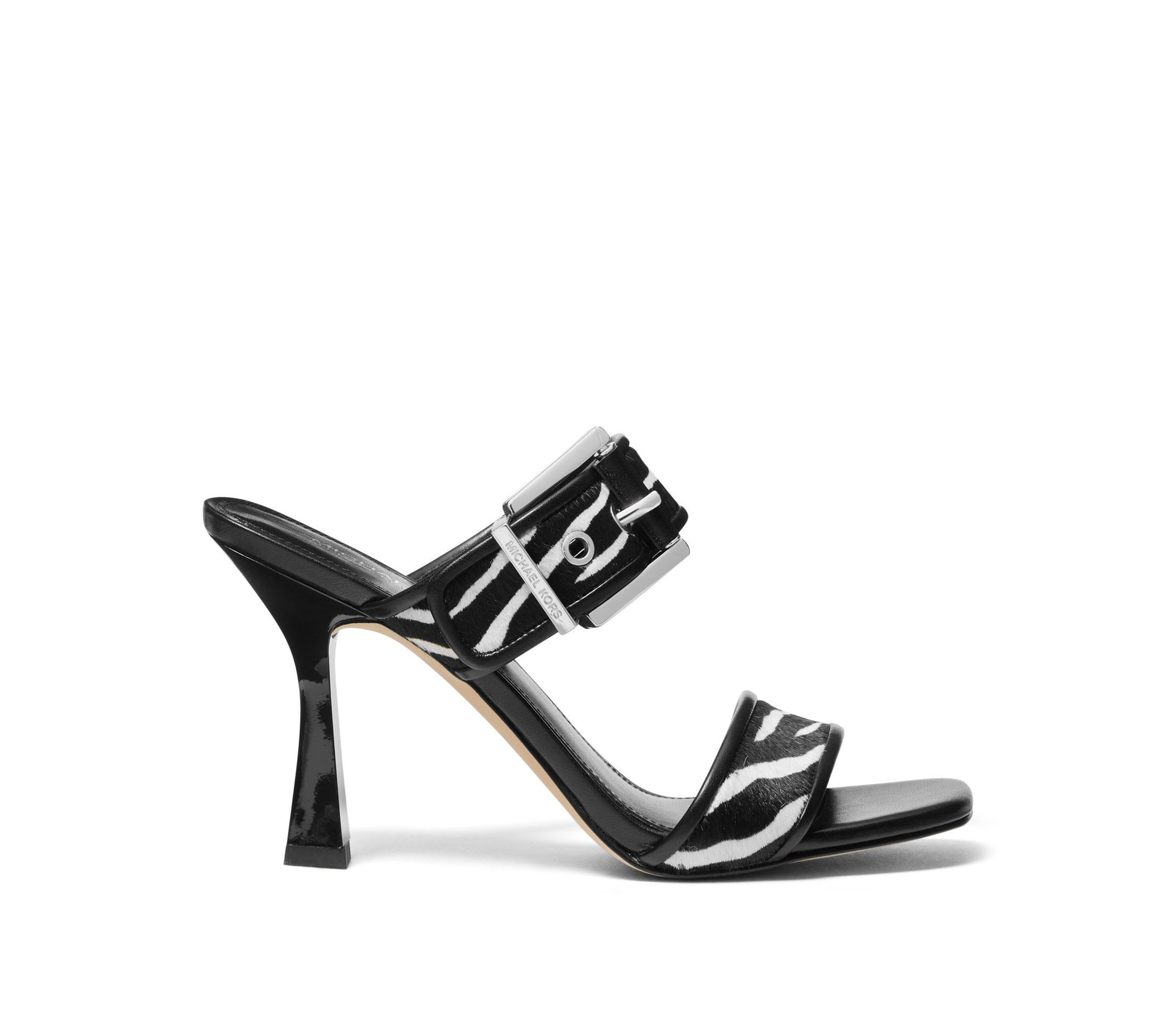 Colby Zebra Print Calf Hair Sandal