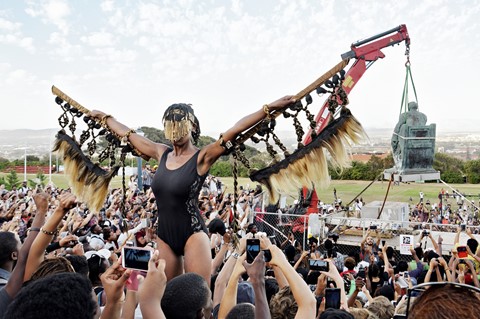 Sethembile Msezane, Chapungu - The Day Rhodes Fell, 2015