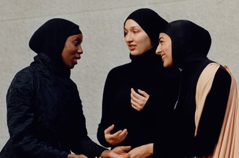 Hijab women hairdressers
